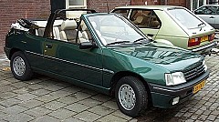 PEUGEOT 205 I Cabriolet (741B, 20D) 04/1986 – 12/1994